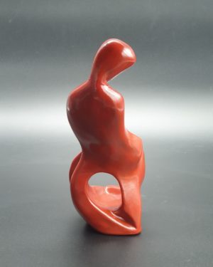Sculpture abstraite colorée "Equilibre" réalisée par Artcor Sculptures