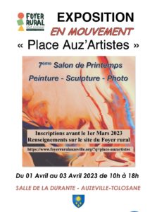 Exposition en mouvement "Place Auz'Artistes" @ Salle de la Durante